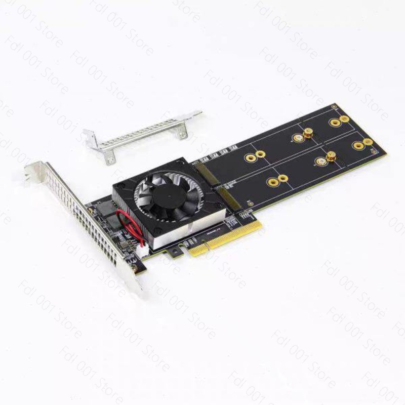 Quad M.2 Nvme Pcie Bifurcation Card - Scheda di Espansione PCIe Senza Biforcazione