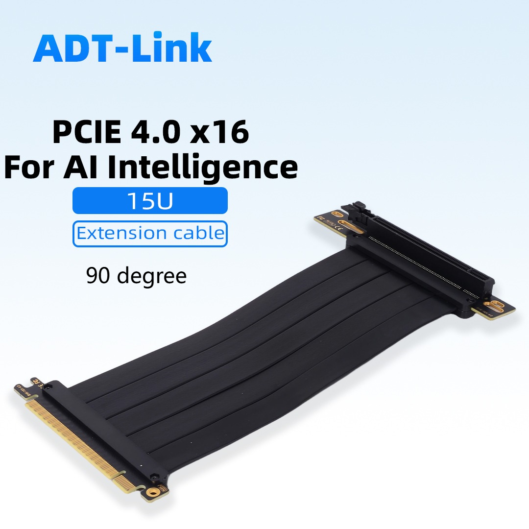 Pcie 4.0 X16 Riser Cable 90 Degree - Cavo Adattatore Riser per Scheda Grafica