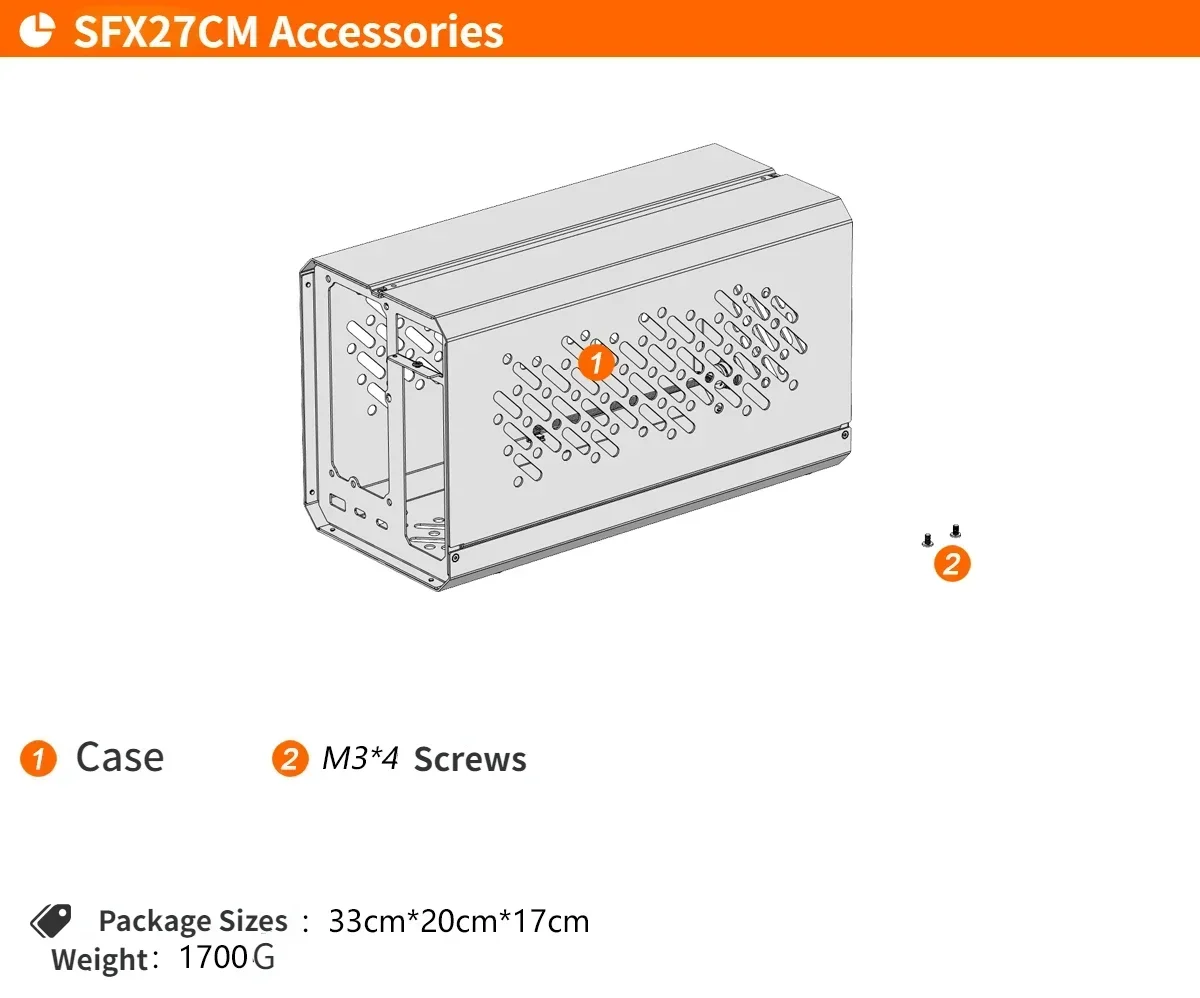 Telaio in Metallo per TH3P4 TH - External Gpu Dock Pcie 4.0 Oculink recensione e prezzo