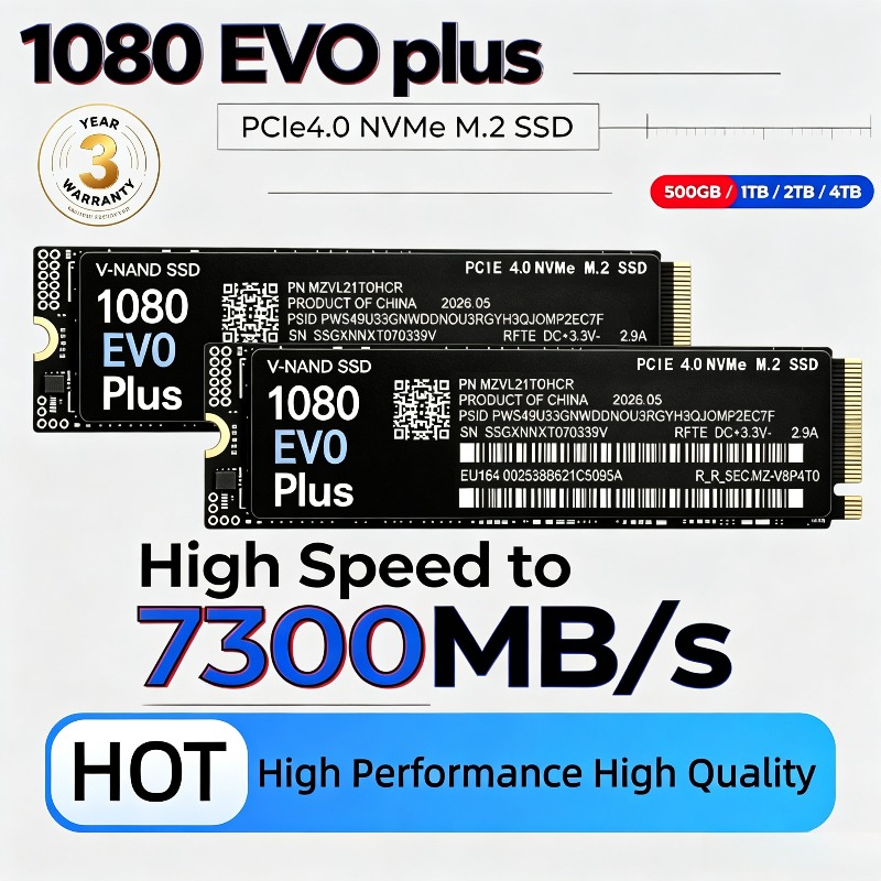 NUOVO Originale 1080 EVO Plus  - M.2 Nvme 4Tb Pcie 4.0 Ssd recensione e prezzo