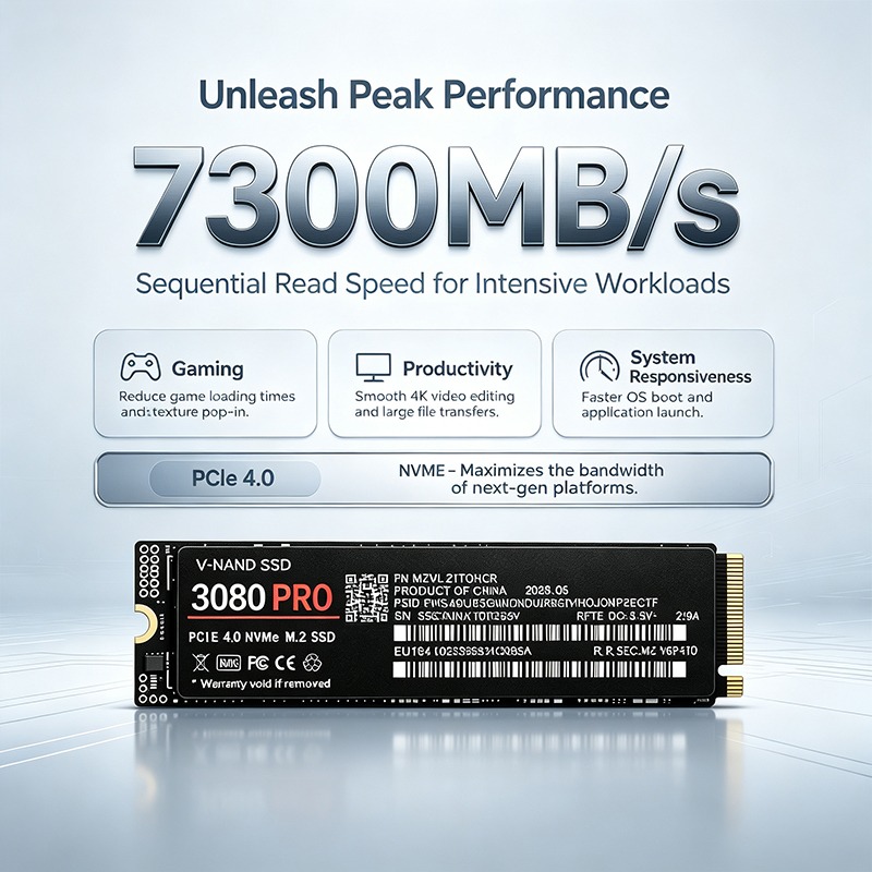 SSD NVMe M.2 per Gaming 3080PR - M.2 Nvme 4Tb Pcie 4.0 Ssd recensione e prezzo
