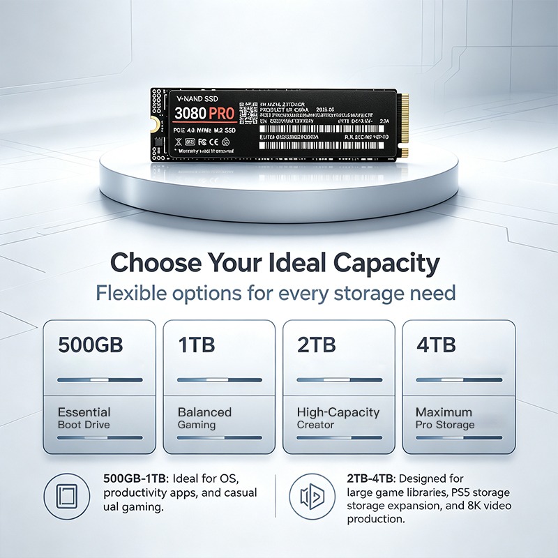 SSD NVMe M.2 per Gaming 3080PR - M.2 Nvme 4Tb Pcie 4.0 Ssd recensione e prezzo