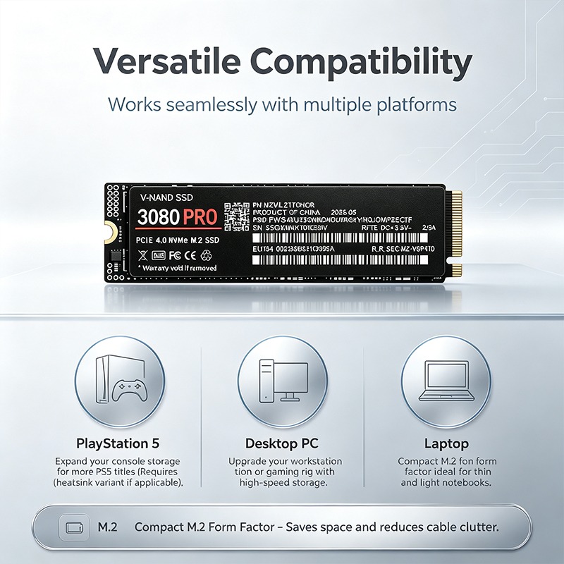 SSD NVMe M.2 per Gaming 3080PR - M.2 Nvme 4Tb Pcie 4.0 Ssd recensione e prezzo